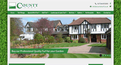 Desktop Screenshot of countyturf.co.uk